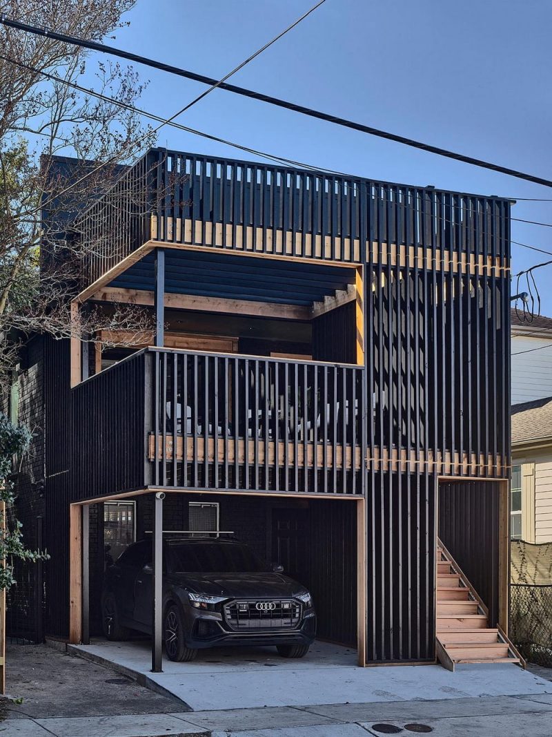 Moiré Noir House / Nathan Fell Architecture