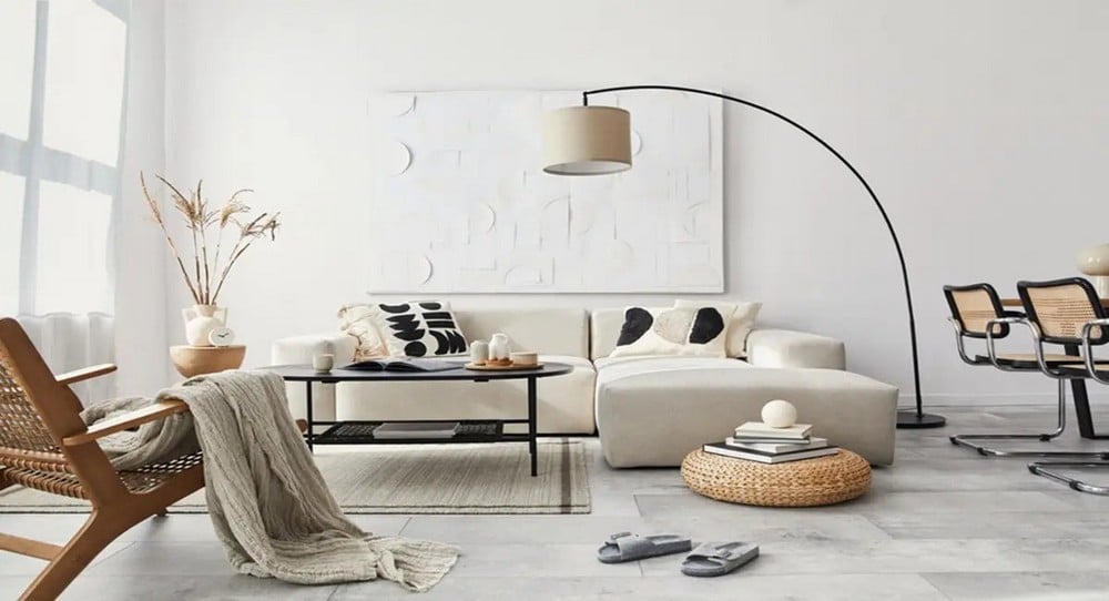 Get a Modern Look with Floor Lamps That Double as Shelves