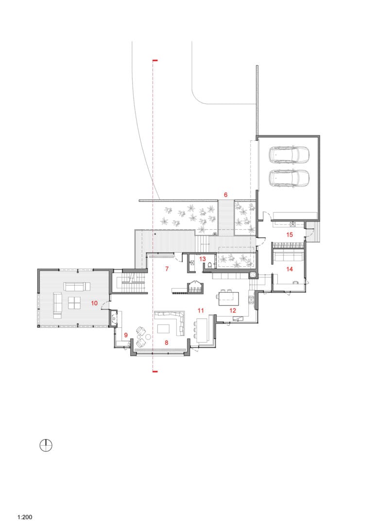 floor plan 1, Virginia Tree House