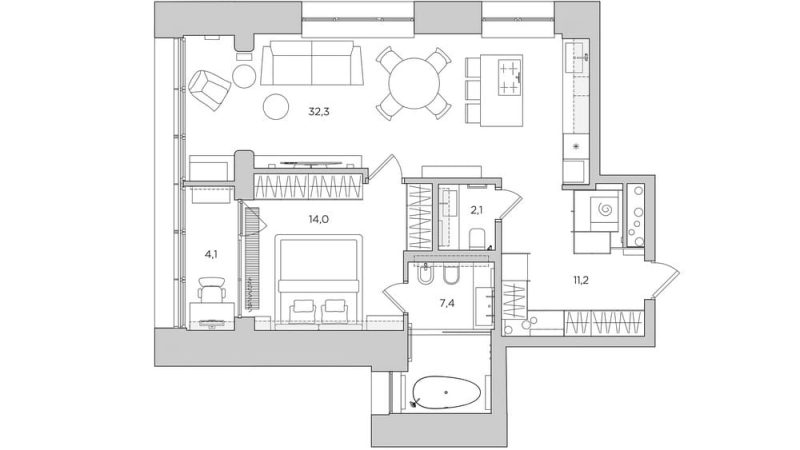 Tough Character Apartment / Alexander Tischler