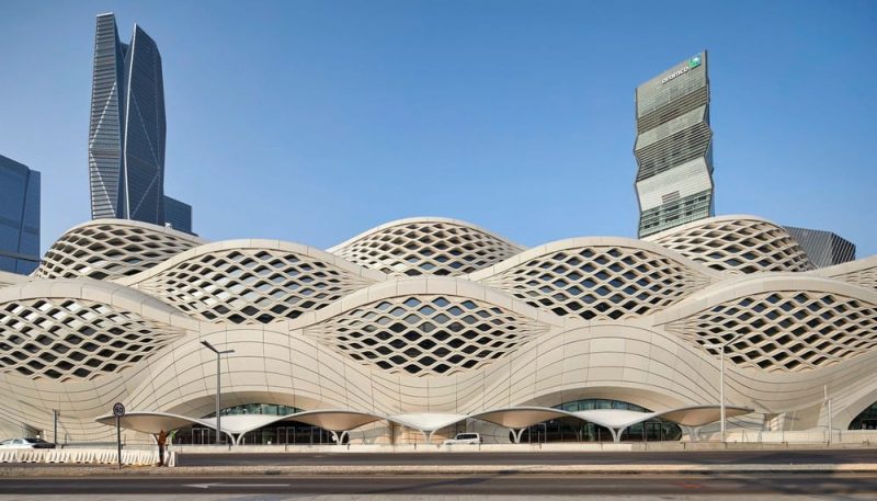 King Abdullah Financial District Metro Station / Zaha Hadid Architects