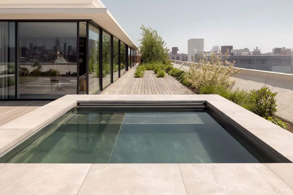 pool, Kent Avenue Penthouse