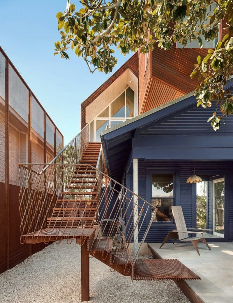 stairs, The Perch Bungalow Addition