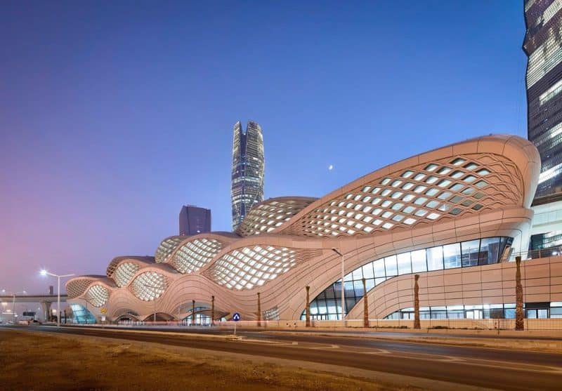 King Abdullah Financial District Metro Station / Zaha Hadid Architects