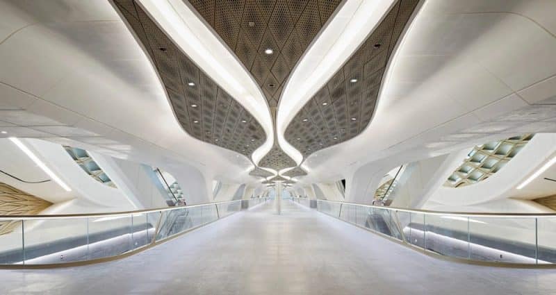 King Abdullah Financial District Metro Station / Zaha Hadid Architects