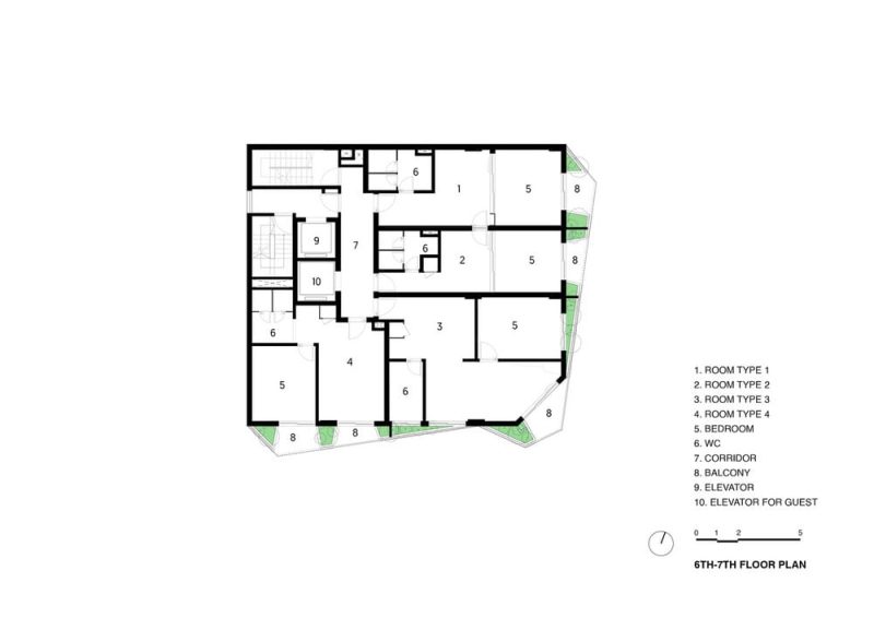 Taiyo Service Apartments / Ho Khue Architects