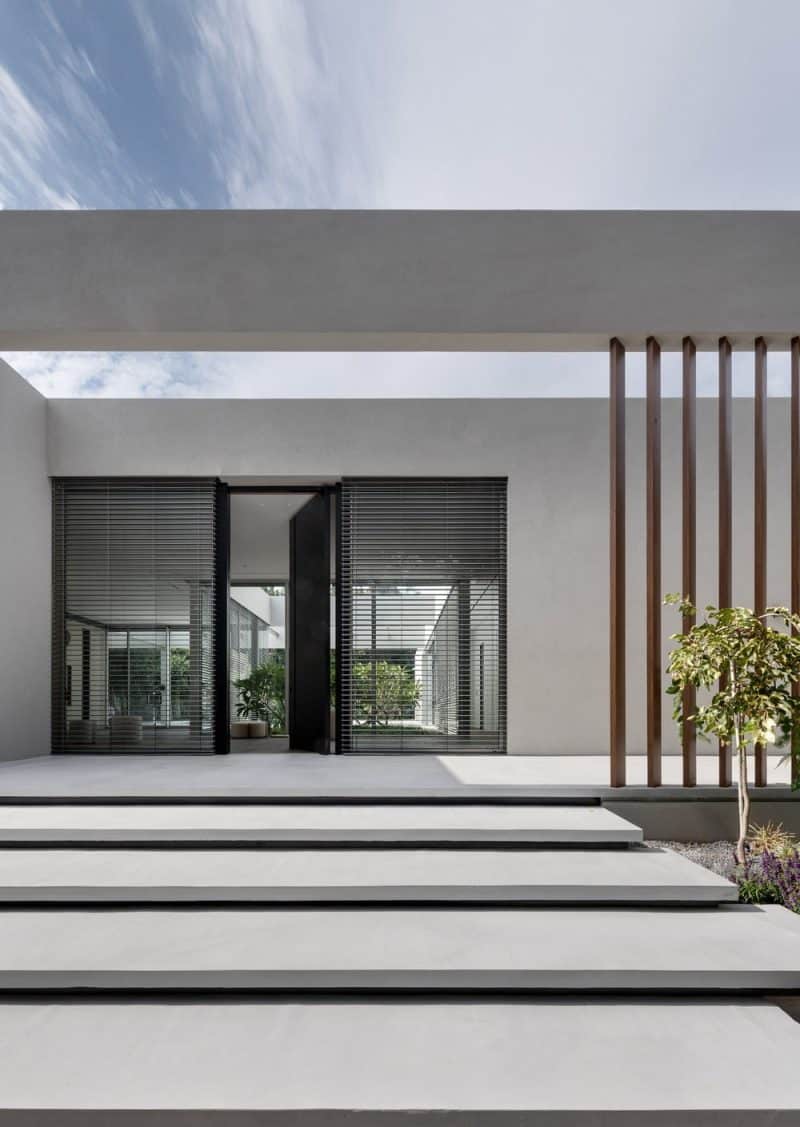 entrance, A Thoughtful Family Home in Central Israel