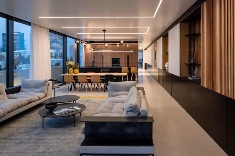 IX A penthouse inspired by the boulevard's Three Lanes by architect Raz Melamed