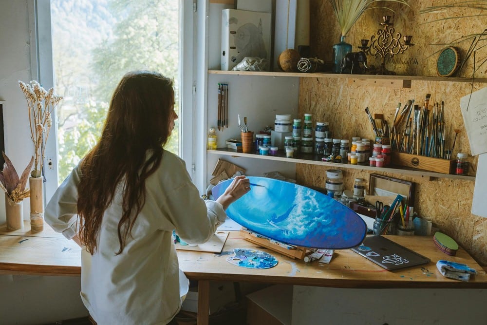 Turning DIY Into Décor with Paint by Number Art