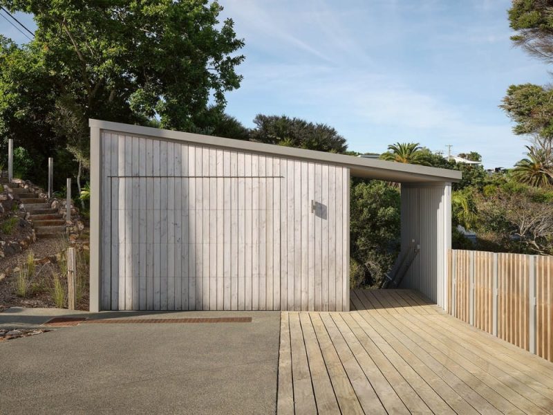 1980s Pole House Renovation: Modern Bush Retreat with Sea Views