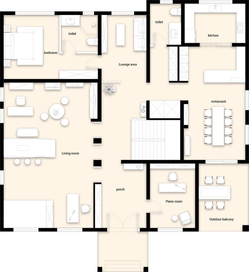 Scholarly Mountain-view Villa / Jishang Space Design