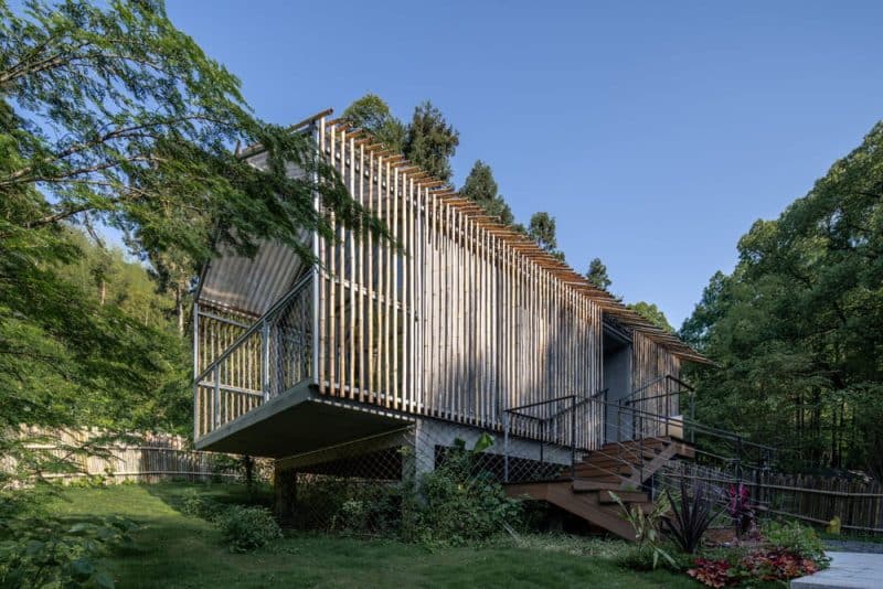 bamboo hut