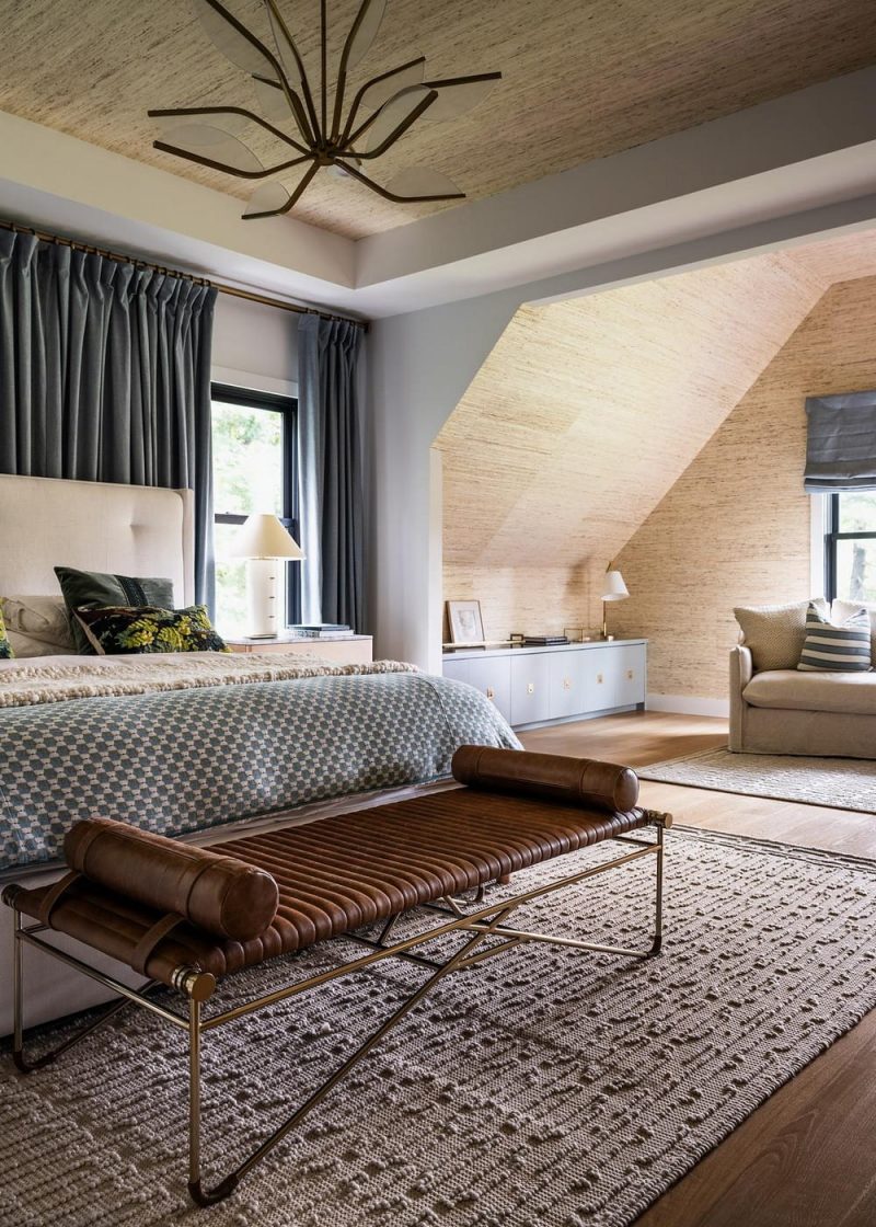 bedroom, Transitional Family Hom