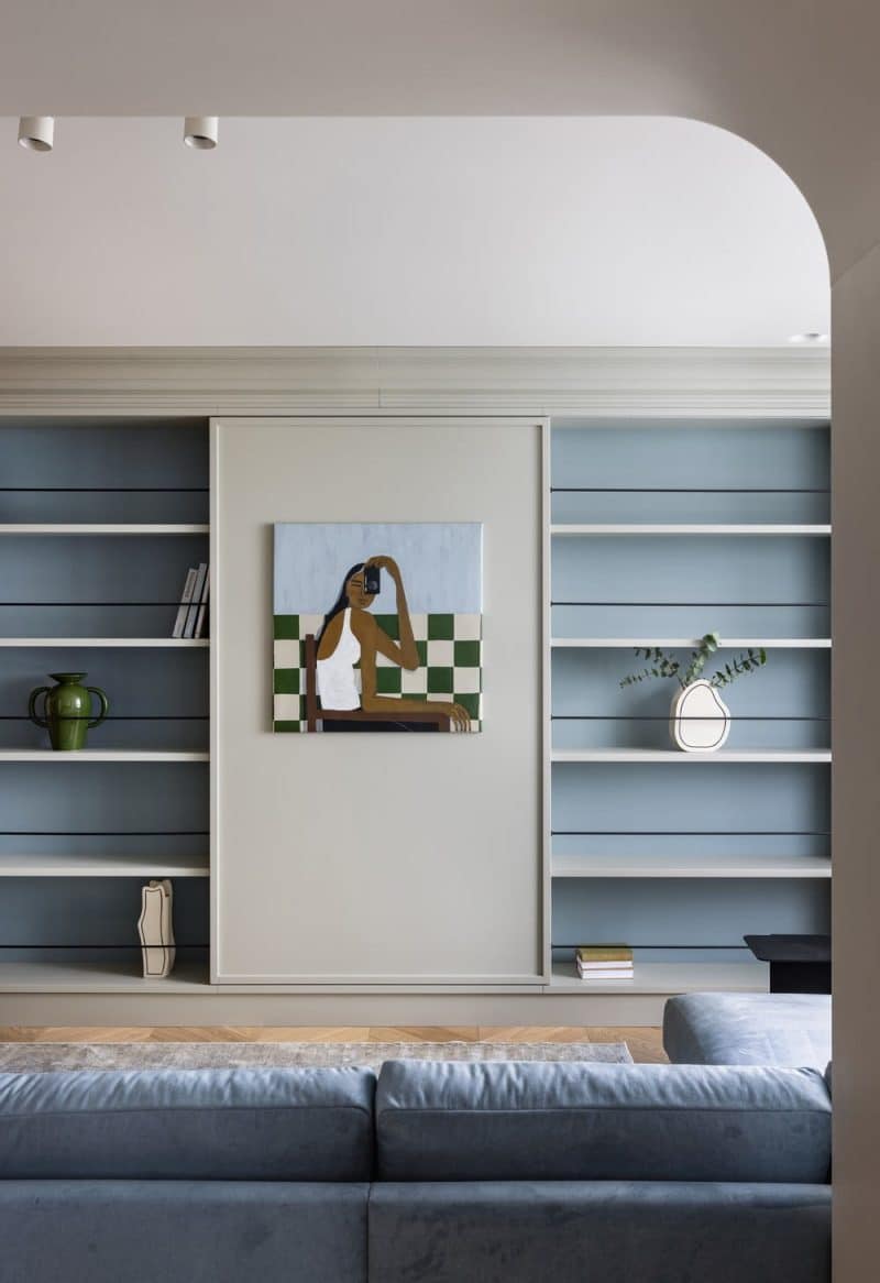 Blue and Green Family Duplex by Olga Rusakova
