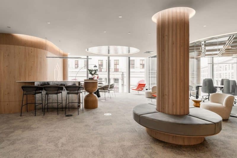 An office like a gallery - art takes center stage in Rock Capital's new headquarters