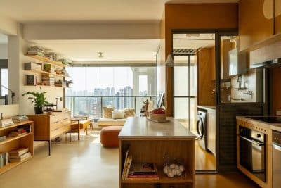 Sliding Puzzle Apartment / Bruno Kim Arquitetura