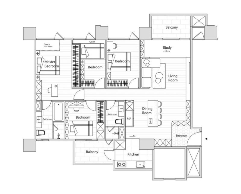 Eternity Apartment / NestSpace Design