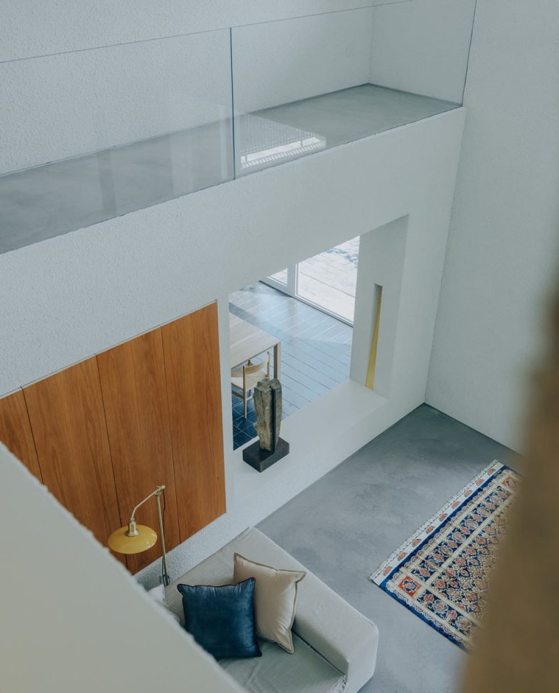 living room, Beijing Mountain House / Atelier About Architecture
