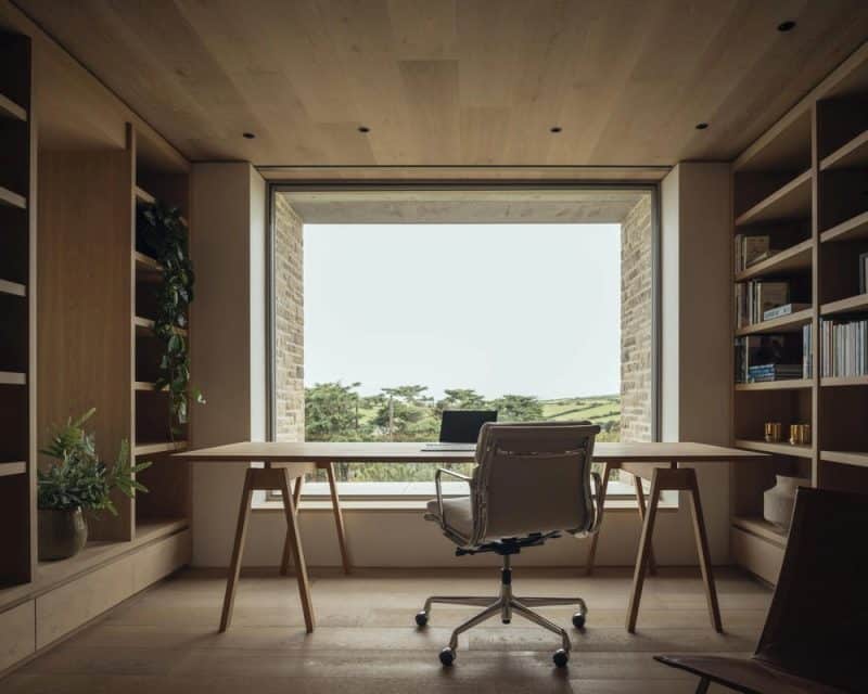 home office, Devon Bay House / McLean Quinlan Architects