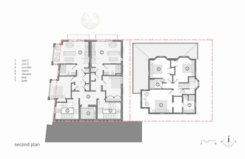 Le Parc Apartment Buiding / Teass Warren Architects