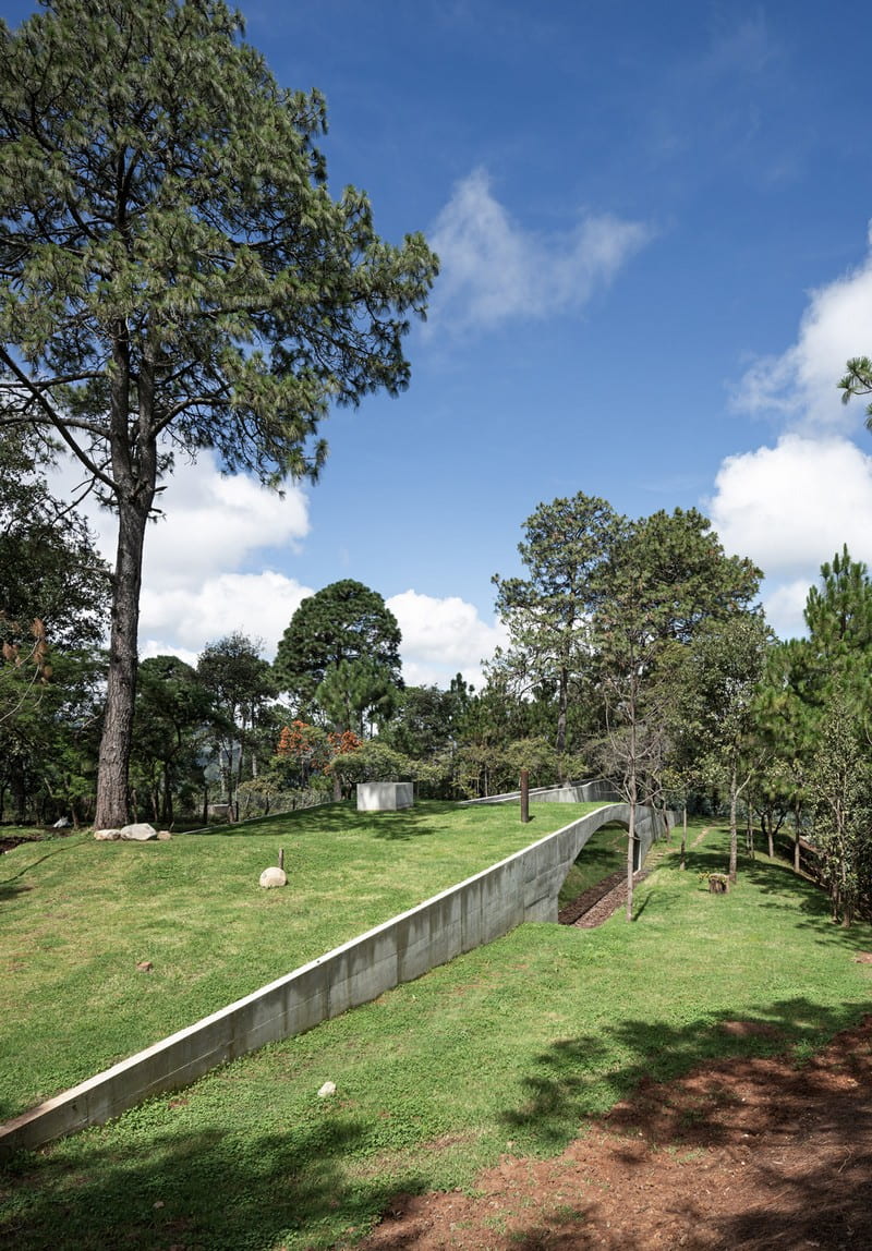 Concrete House with Green Roof / HW Studio