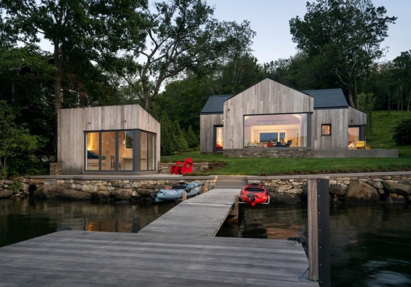 All-Wood, All the Time Lakefront Residence / OPAL