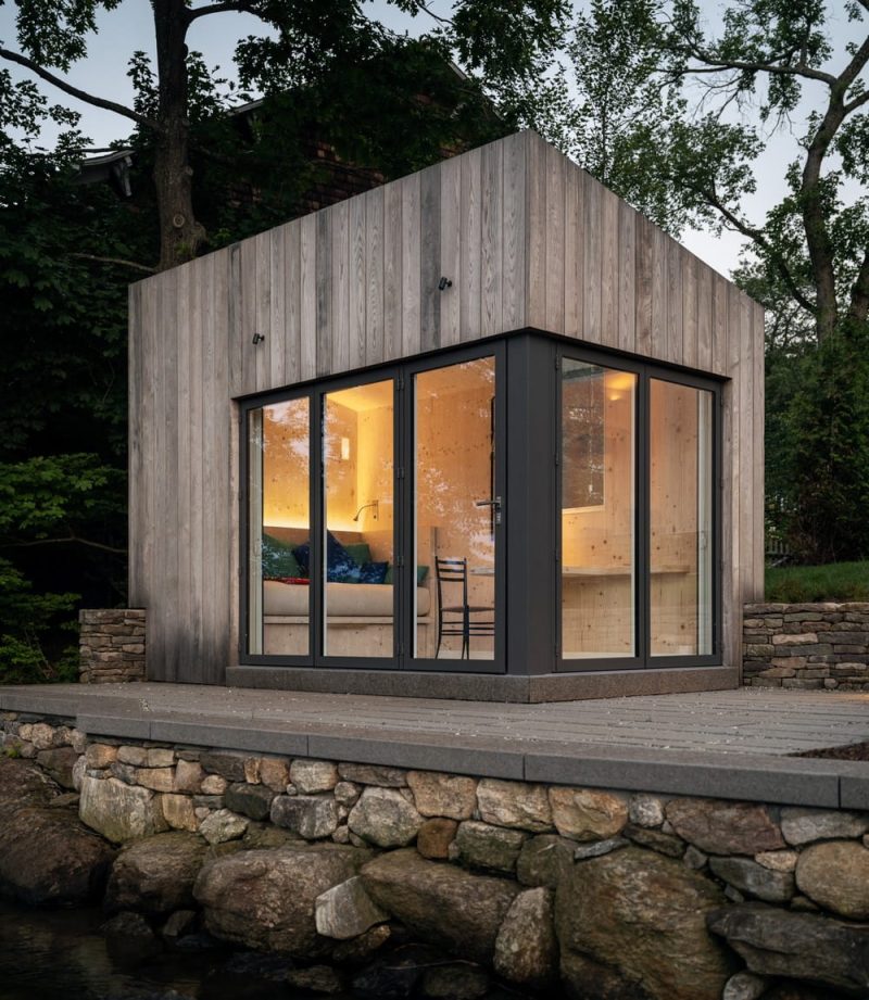 All-Wood, All the Time Lakefront Residence / OPAL