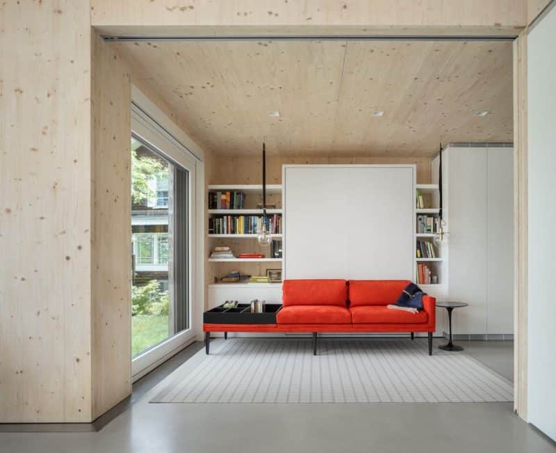 All-Wood, All the Time Lakefront Residence / OPAL