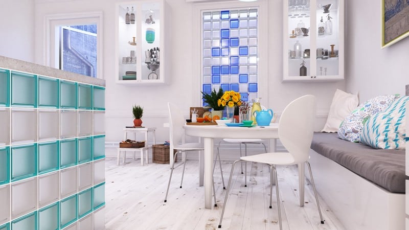 How to Use Glass Block to Make a Small Apartment Feel Bigger