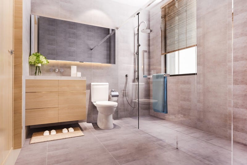 Stylish & Practical Upgrades for Wet Areas, LVT Bathroom Flooring